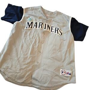 Vintage 1990s Seattle Mariners batting practice jersey men's size 2xl